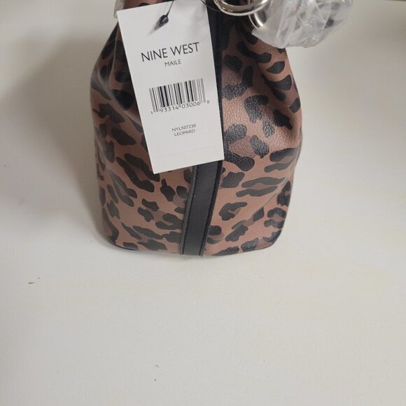 Nine West® Maile Bucket Bag Leopard - Picture 3 of 9